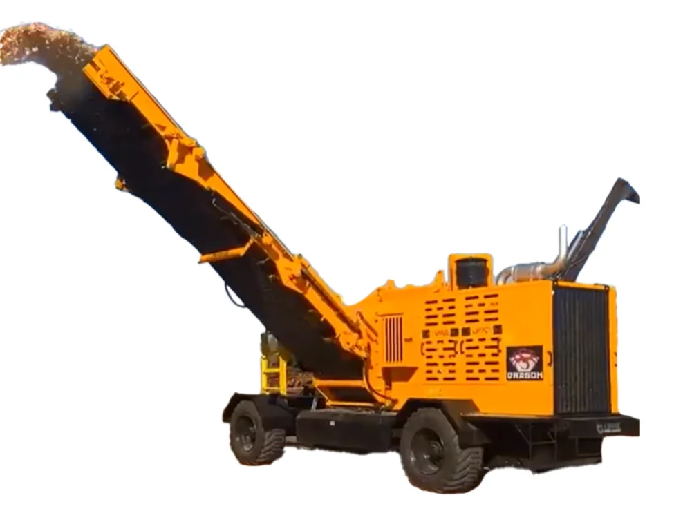 Мобильные барабанные рубительные машины для лесного хозяйства