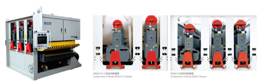 SR13 серия: калибровка и шлифование фанеры, клеёных щитов, древесно‑стружечных и МДФ‑плит