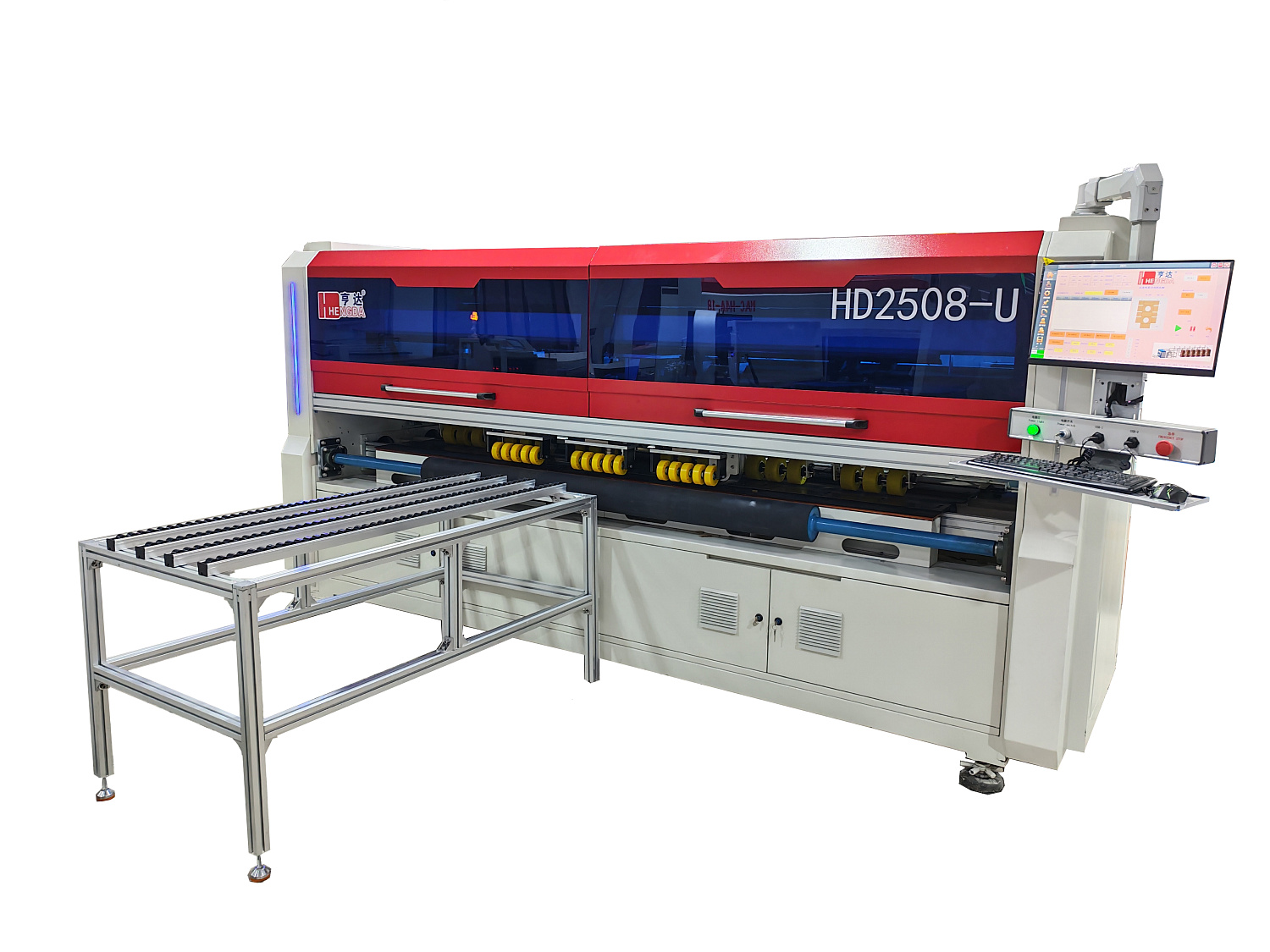 HD2508-U. Гибкий станок для изготовления гофрированных картонных коробок
