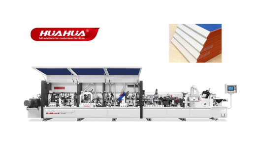 Кромкооблицовочный станок для облицовки наклонных и прямых кромок HH-509R