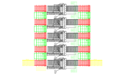 Ячейка сверлильно-присадочных станков