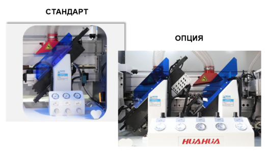 Кромкооблицовочный станок для узких деталей HH-586RLK(45)