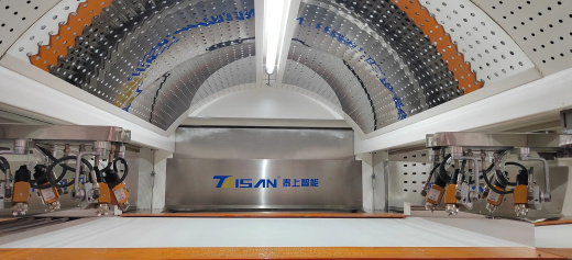 Автоматический возвратно-поступательный окрасочный станок для дверей, фасадов и мебели TS-1420#