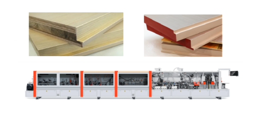 SBS-L802. Кромкооблицовочный станок для дверей под четверть