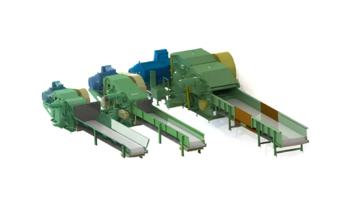 Стационарные барабанные рубительные машины