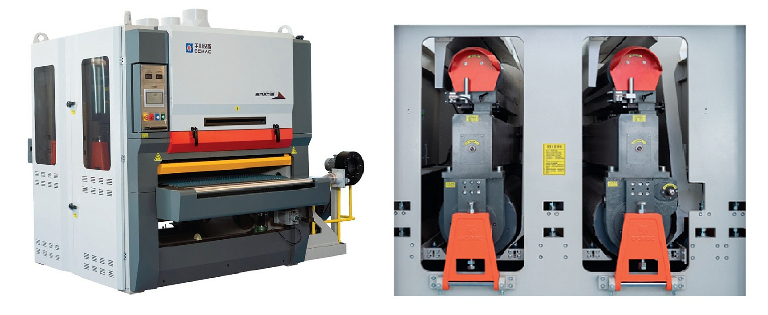 SR13 серия: калибровка и шлифование фанеры, клеёных щитов, древесно‑стружечных и МДФ‑плит