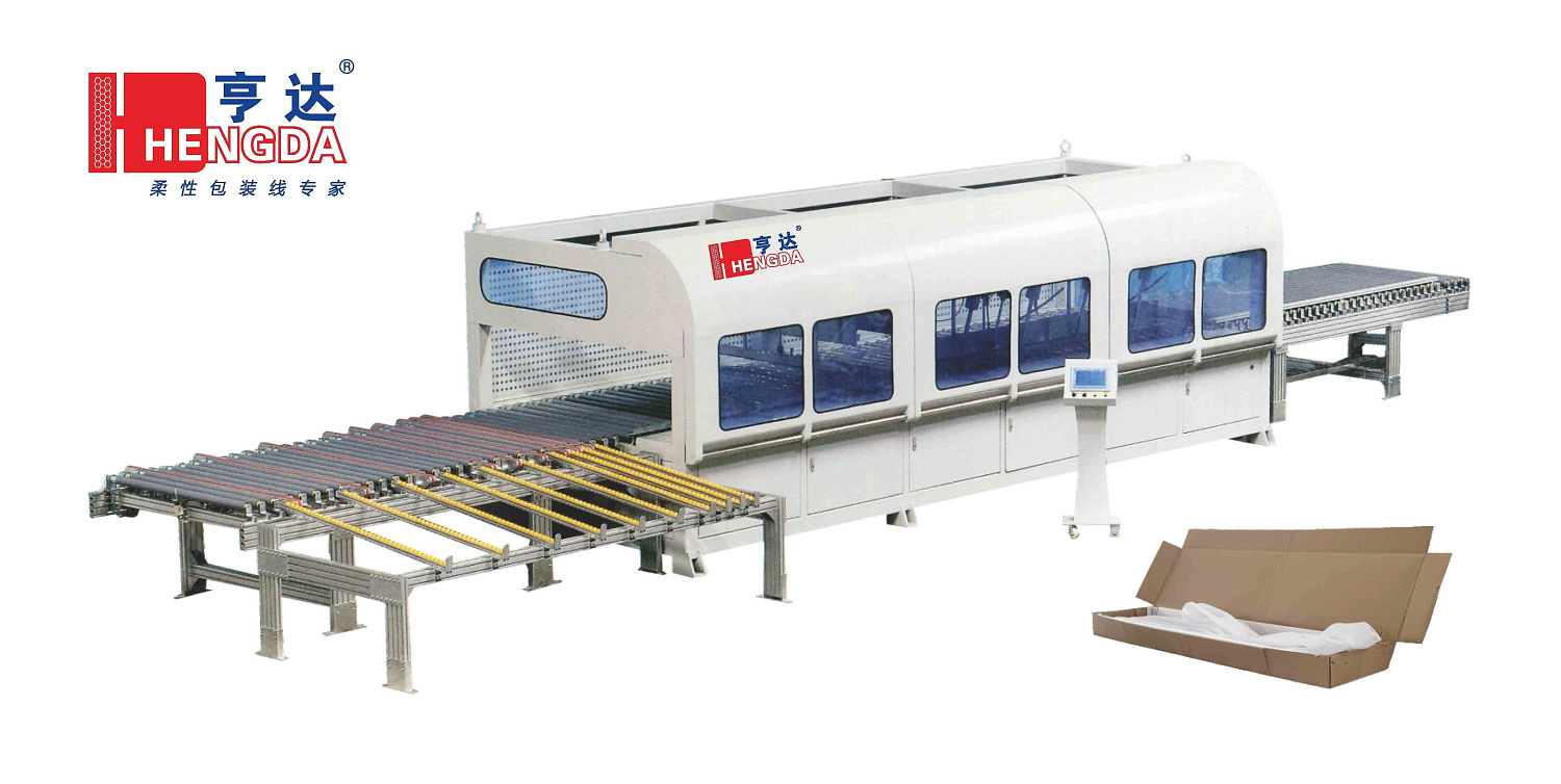 MP-ATFX. Автоматическая линия для склейки коробок из гофрокартона. Тонкие коробки