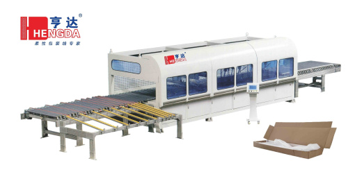 MP-ATFX. Автоматическая линия для склейки коробок из гофрокартона. Тонкие коробки